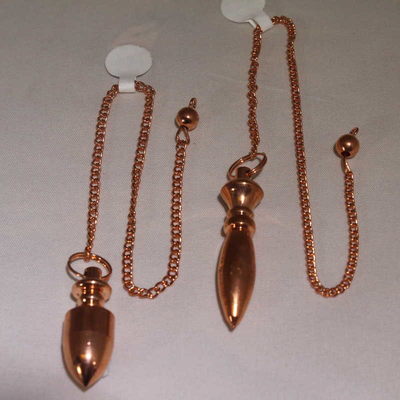 Copper Pendulum with Copper Bead Charm