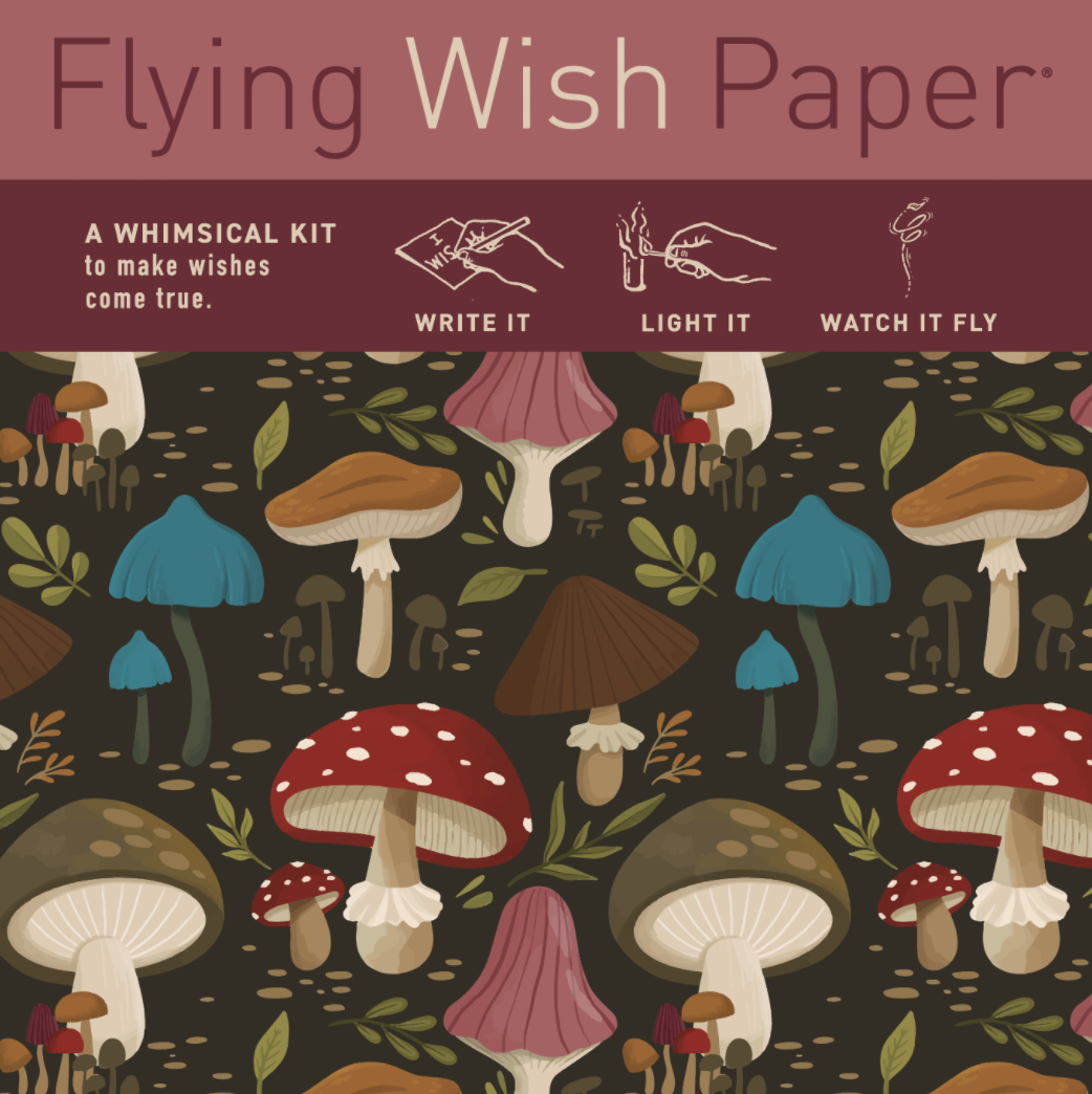Mushrooms Flying Wishpaper Mini Kit
