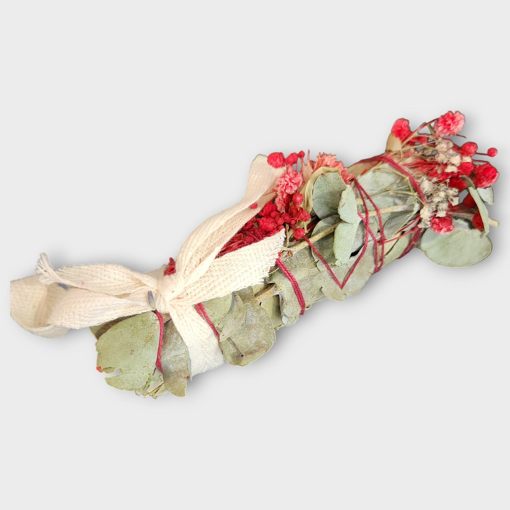 Sage - Eucalyptus with red blooms