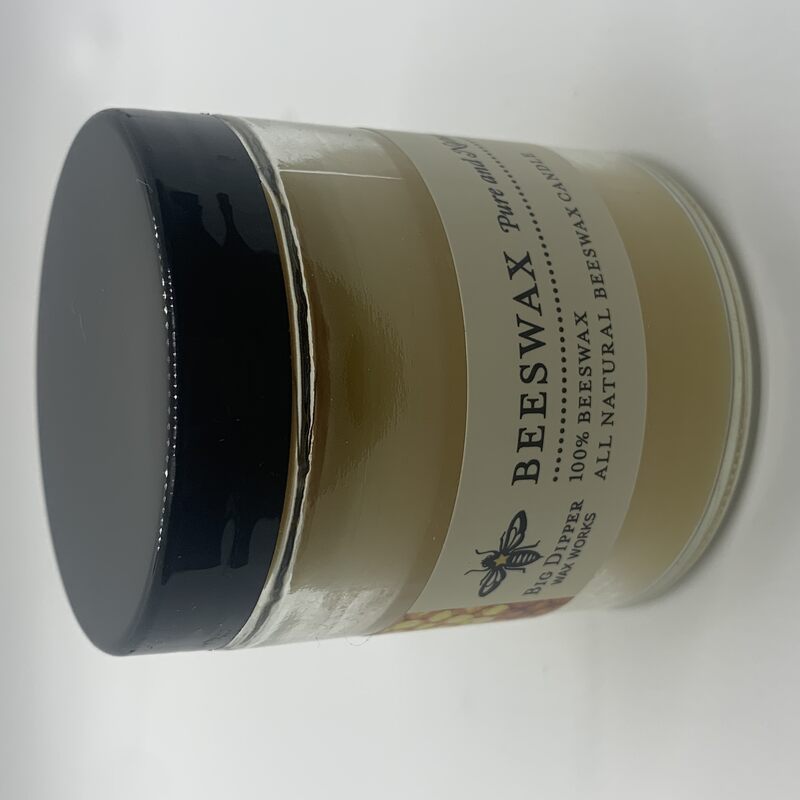 Candles - Beeswax Candle Small Glass Jar w/ Lid