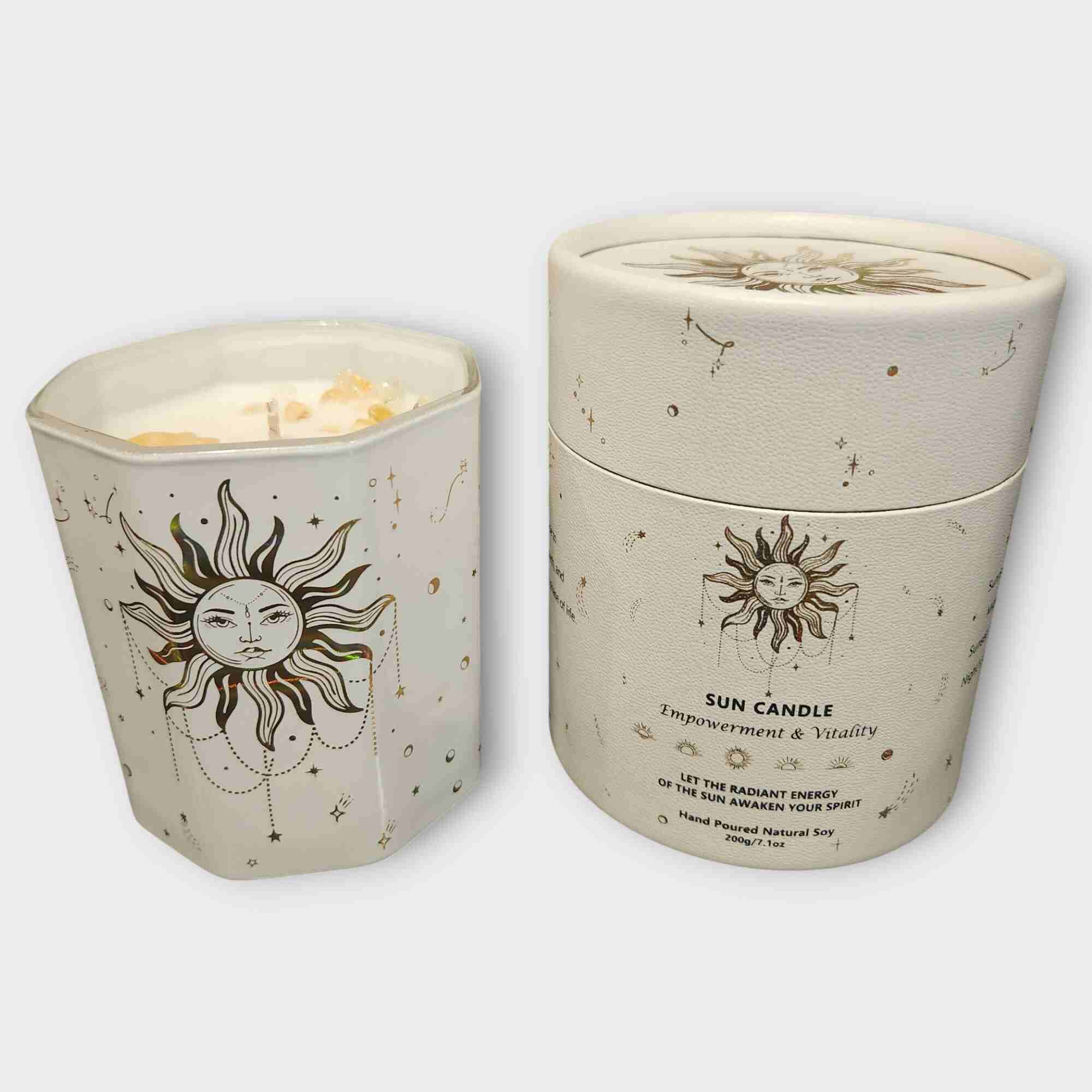 Candle - Sun Gemstone Candle