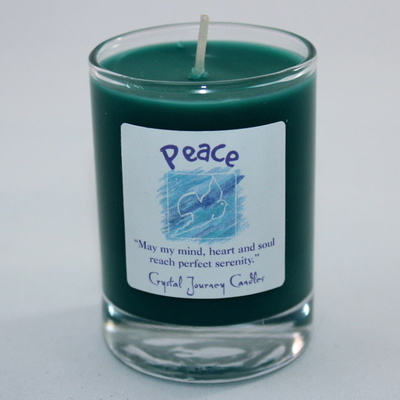 Peace - Herbal Magic Candle- Votive Jar