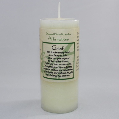 Grief Affirmation Candle