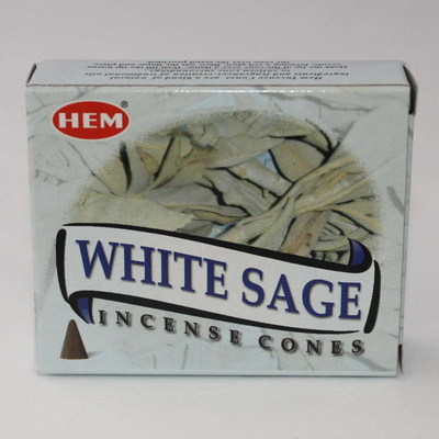 White Sage Incense Cones - Satya
